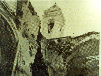 Tra gli edifici distrutti ci fu la seicentesca Chiesa Maria Santissima del Carmine, tempio che conservava al suo interno una statua della Madonna che rimase miracolosamente illesa dall�esplosione